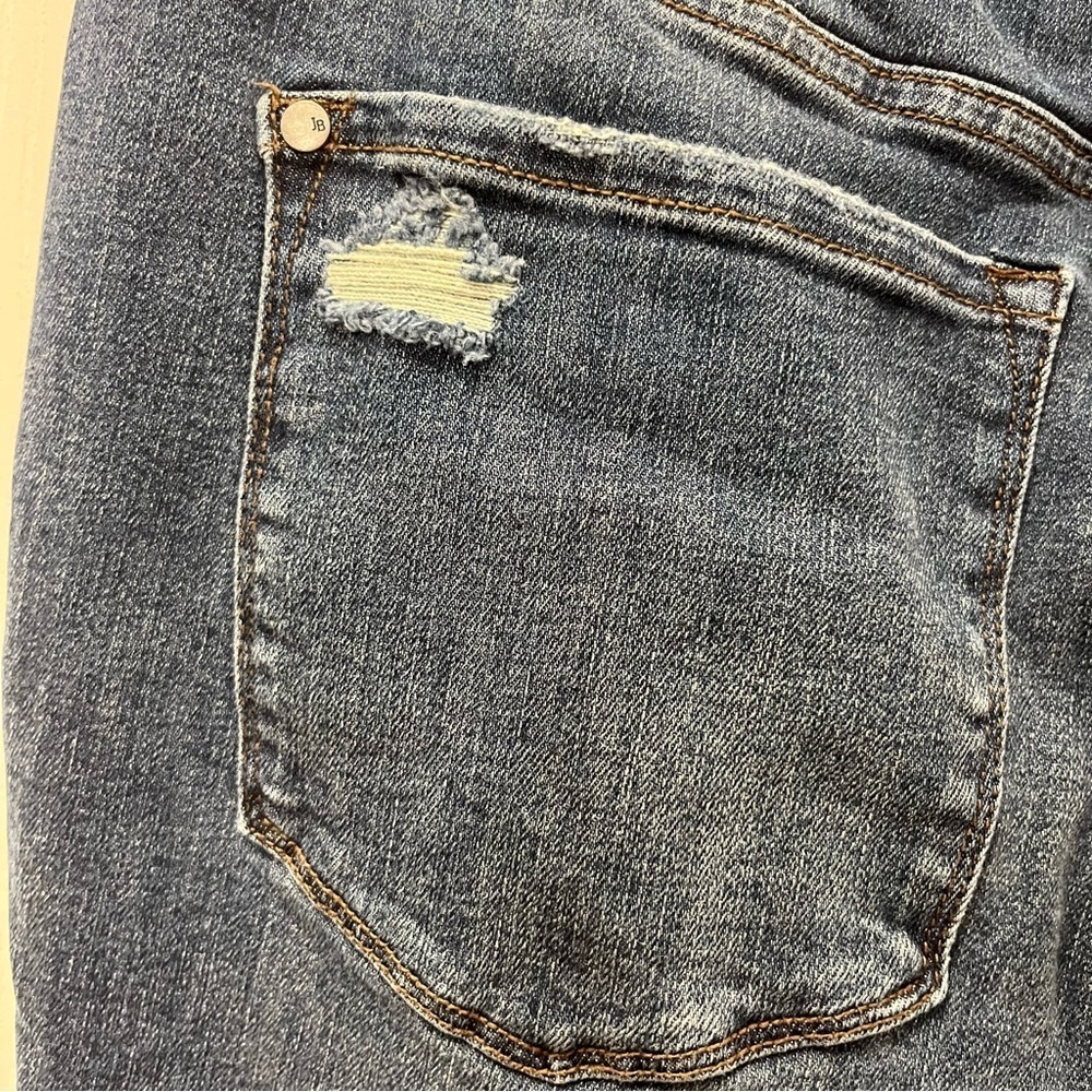 Judy Blue Dark wash Women Distressed Skinny Jeans High rise Stretchy size 16W - Picture 9 of 16